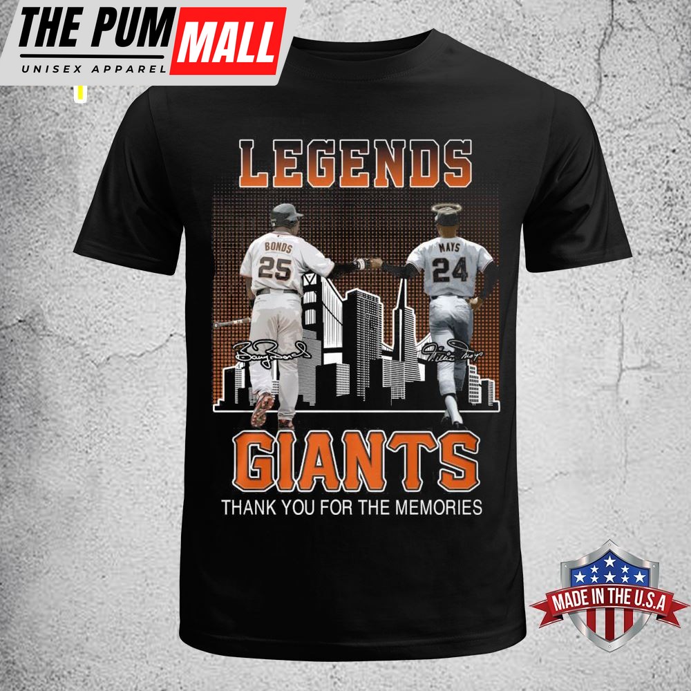 Legends San Francisco Giants Brandon Crawford And Buster Posey Thank You For The Memories Shirt