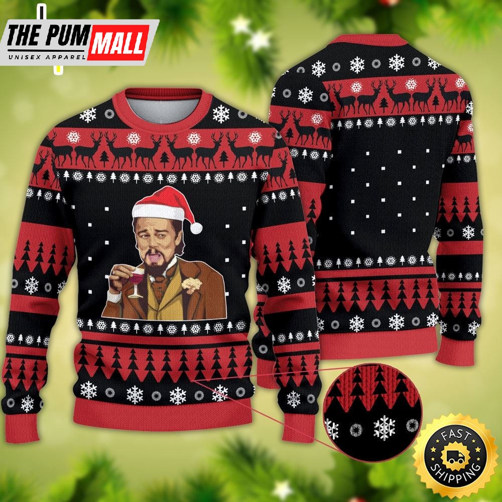 Leonardo DiCaprio Christmas Ugly Sweater