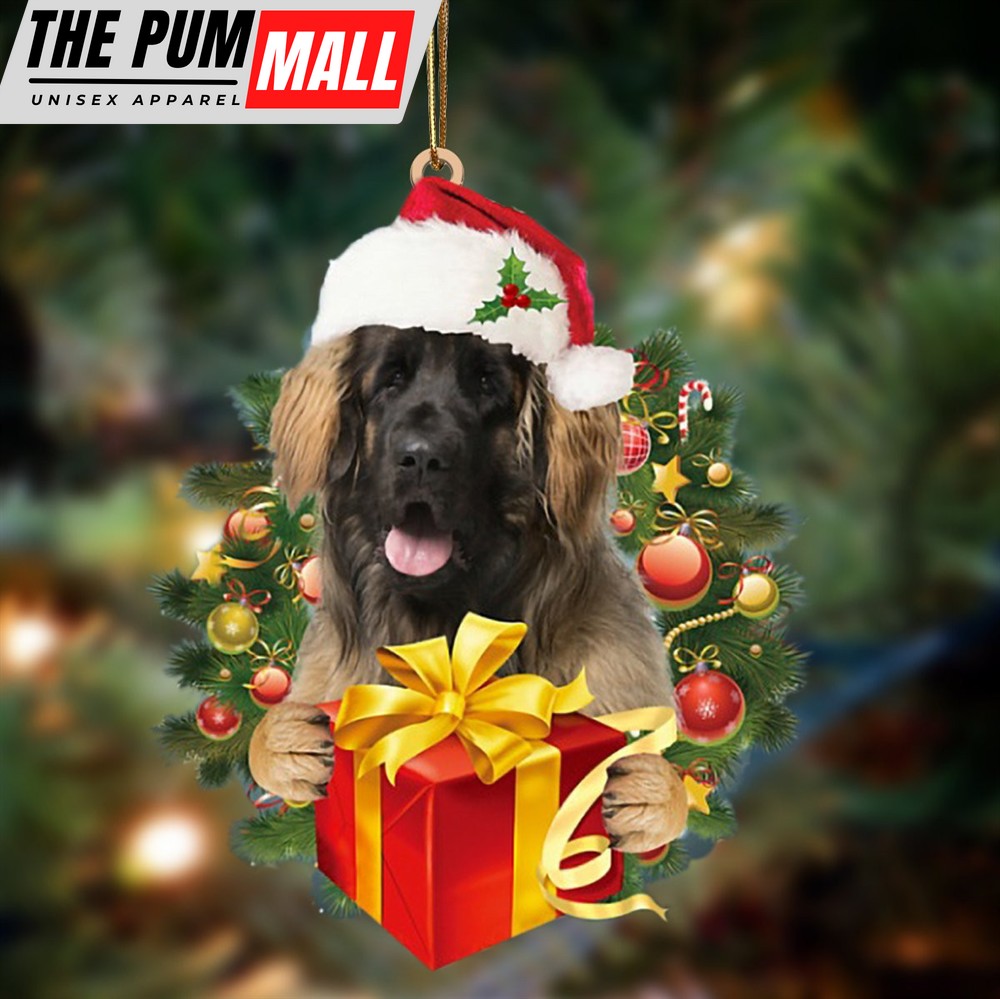 Leonberger Give Gifts Hanging Ornament – Flat Acrylic Dog Ornament – Dog Lovers Gifts For Him Or Her Limited Edition