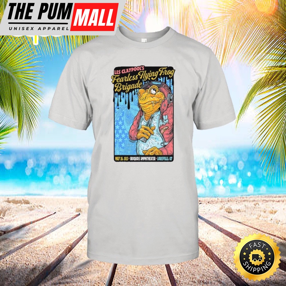 Les Claypools Fearless Flying Frog Brigade Poster Louisville KY Tour 2025 Shirt