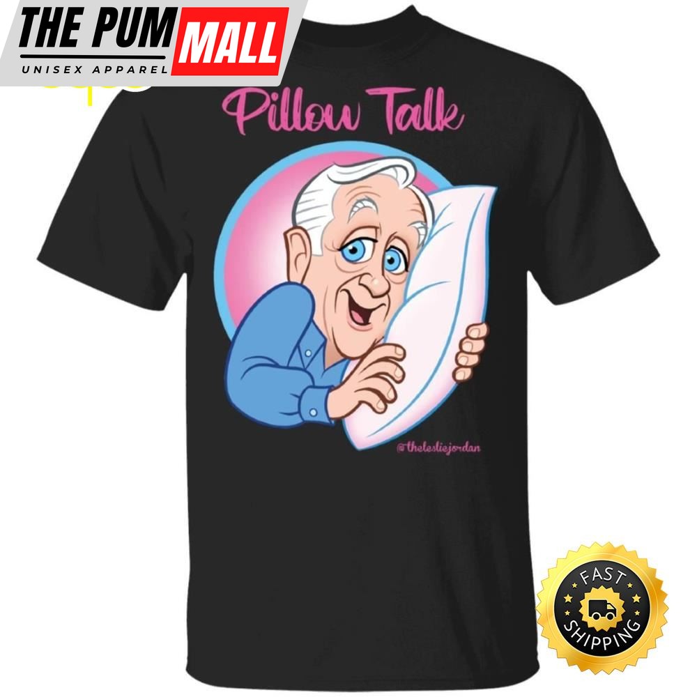 Leslie Jordan Pillow Talk T-shirt Black