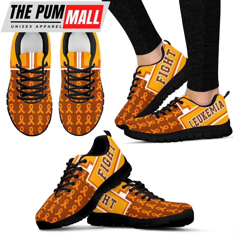 Leukemia Shoes Fight Square Sneaker Walking Shoes – Best Shoes For Men And Women – Cancer Awareness Shoes