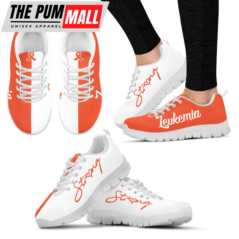 Leukemia Shoes Strong Sneaker Walking Shoes – Best Shoes For Men And Women – Cancer Awareness Shoes