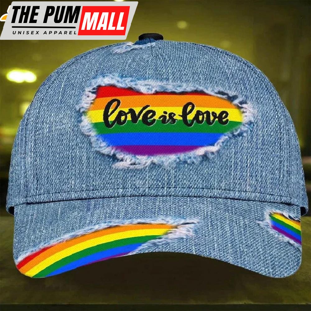 LGBT Love Is Love Classic Baseball Cap