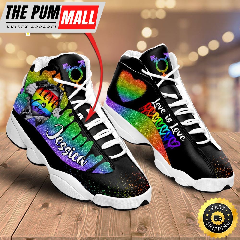 Lgbt Love Is Love Custom Name Jd13 Shoes