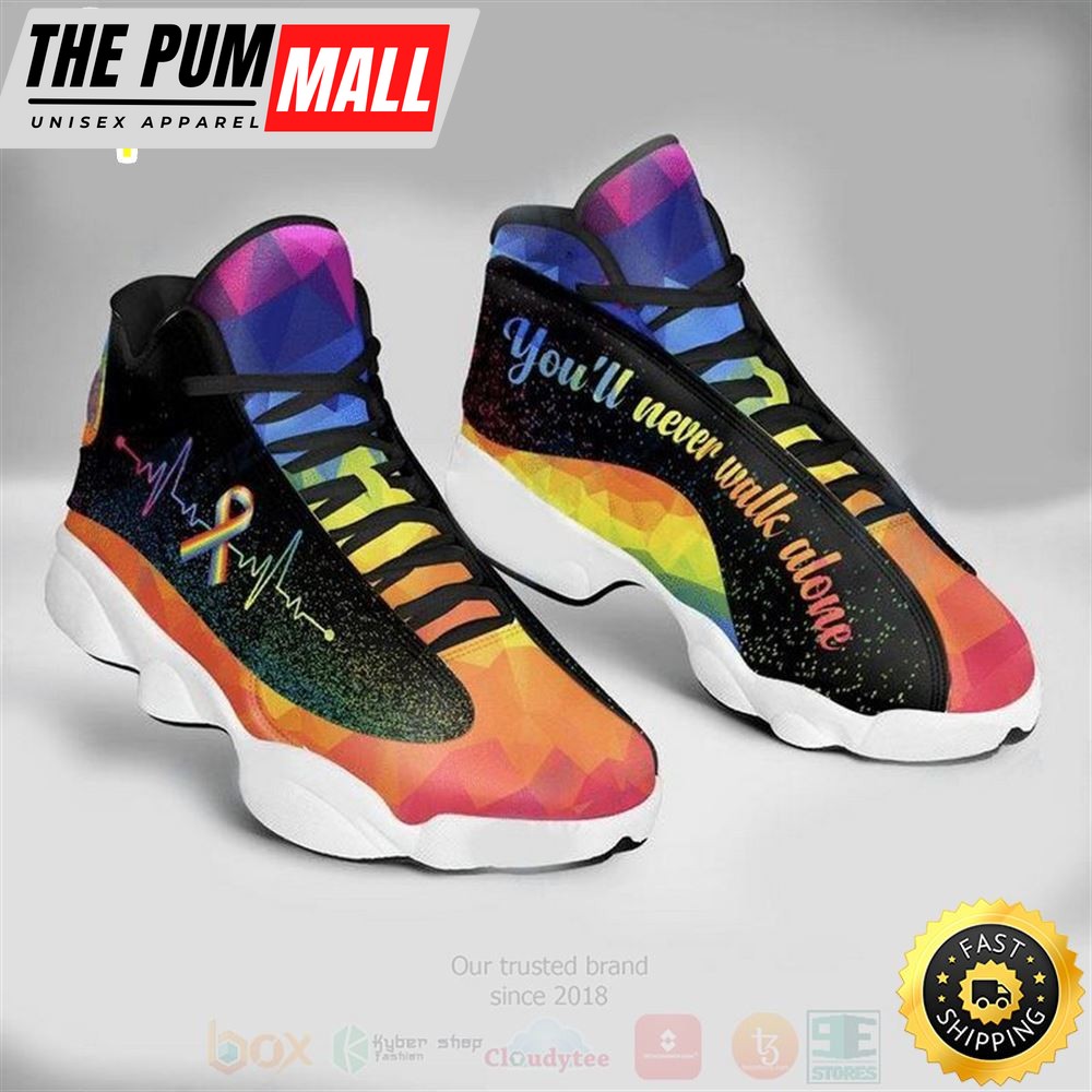 Lgbt You’Ll Never Walk Alone Air Jd 13 Shoes