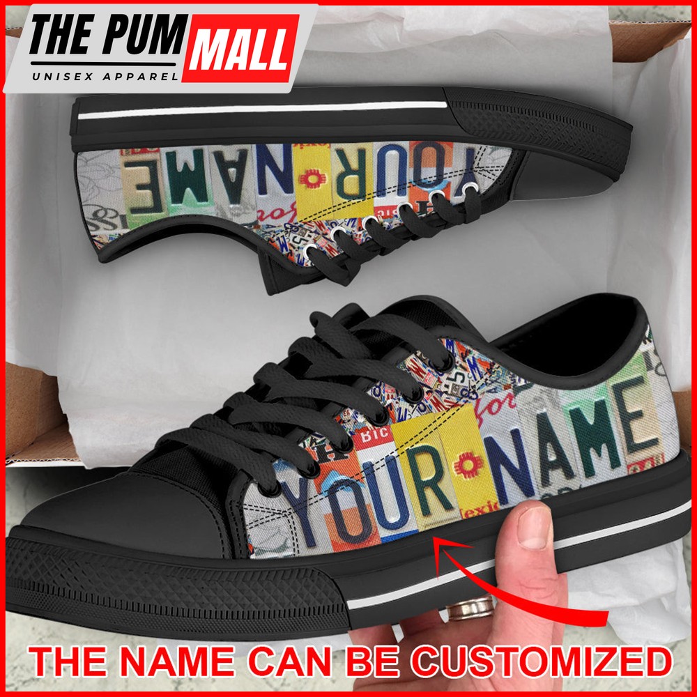 license-plates-custom-name-low-top-shoes-canvas-print-lowtop-trendy-fashion-ca-81iacqx2 License Plates Custom Name Low Top Shoes – Canvas Print Lowtop Trendy Fashion Casual Shoes Gift For Adults Malalan
