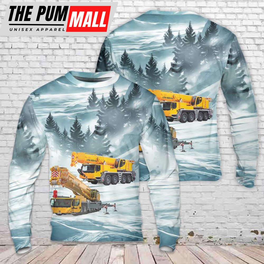 Liebherr Telescopic Mobile Cranes Crane Operator Christmas Sweater Gift For Christmas