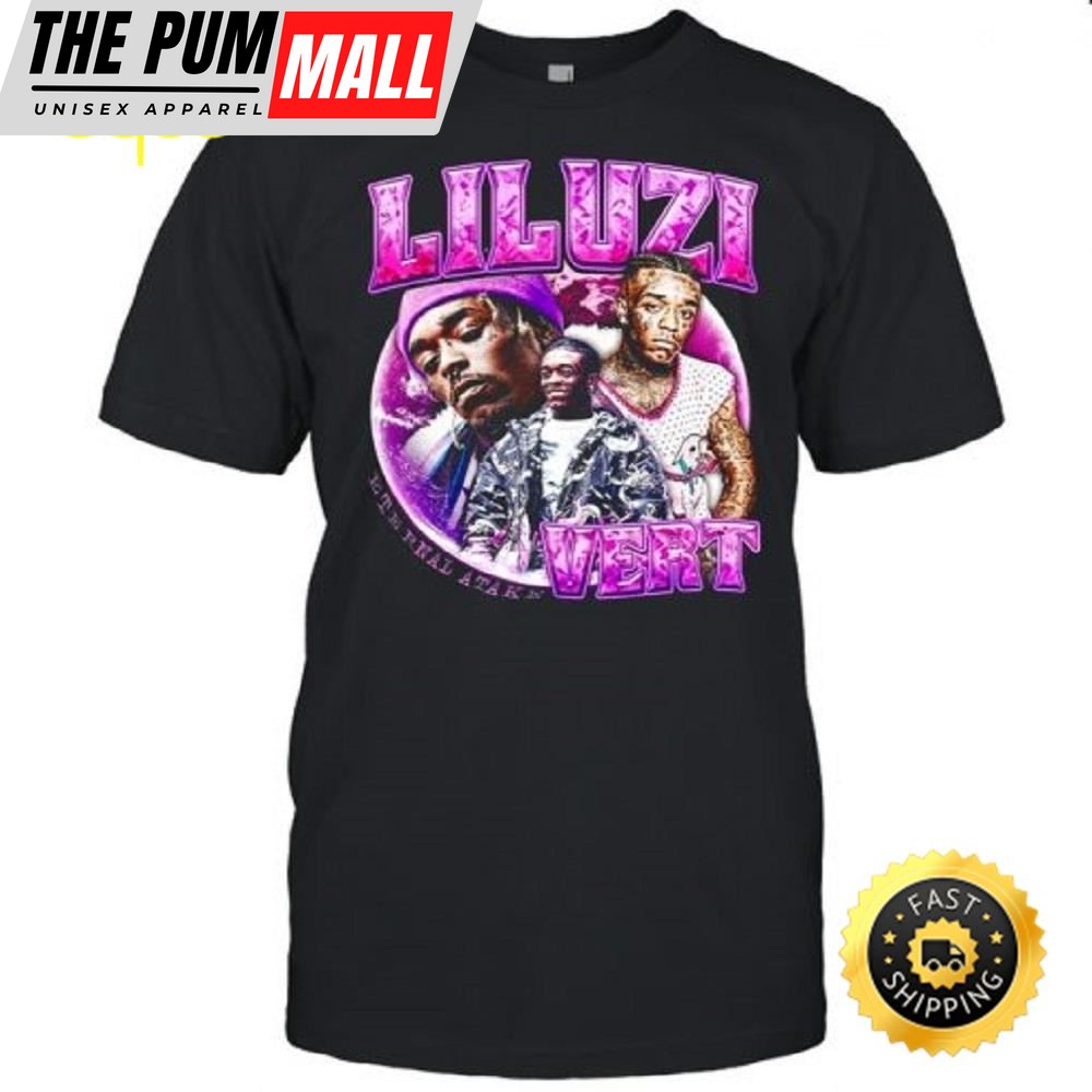 Lil Uzi Vert Announces Tour 2025 Unisex Black T-shirt