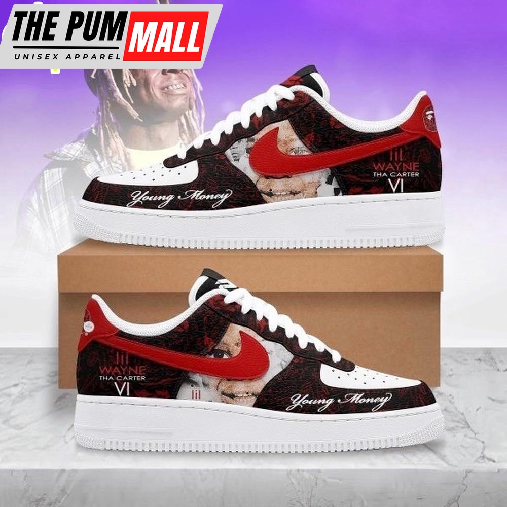 Lil Wayne Tha Carter VI Young Money Air Force 1 Shoes For Fans