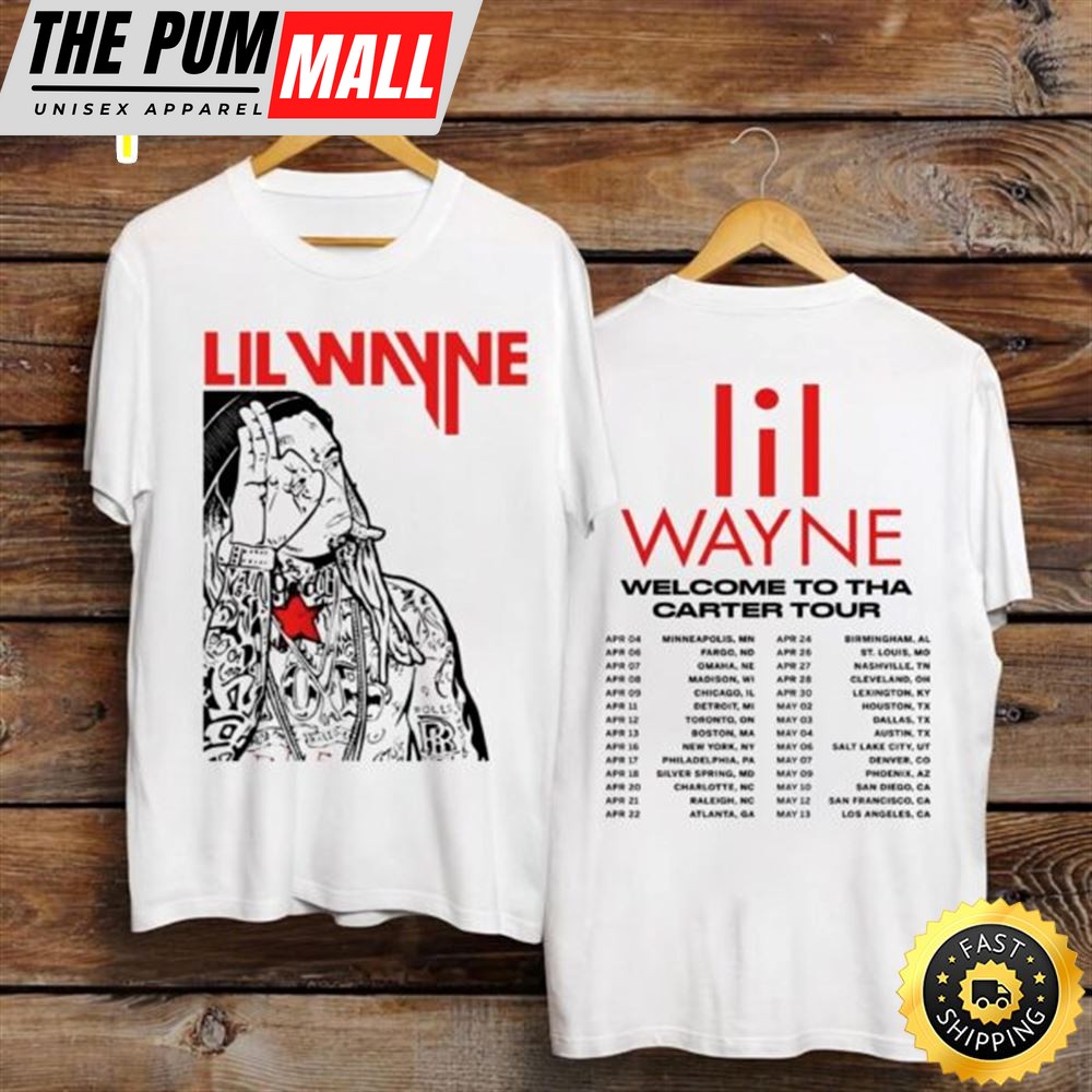 Lil Wayne Tour 2023 Unisex Black Shirt