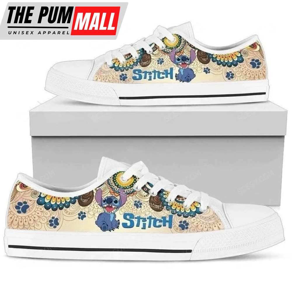 Lilo And Stitch Disney Movie Low Top Shoes