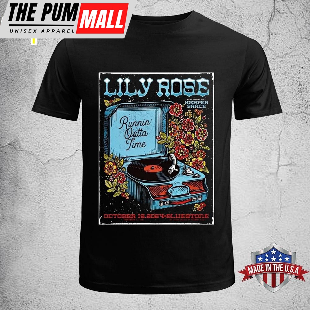 Lily Rose Oct 12 2024 The Bluestone In Columbus OH Tour Unisex T-Shirt