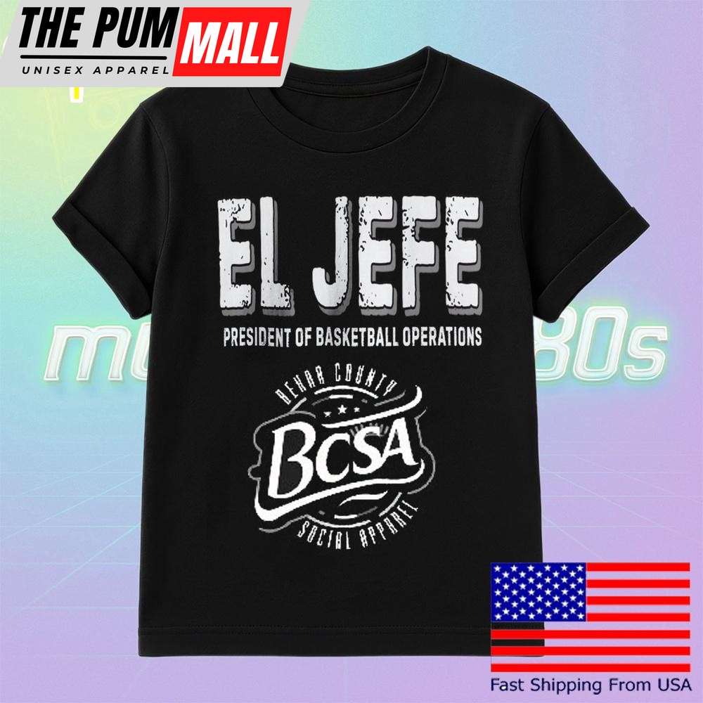 Limited Edition Coach Gregg Popovich El Jefe T Shirt