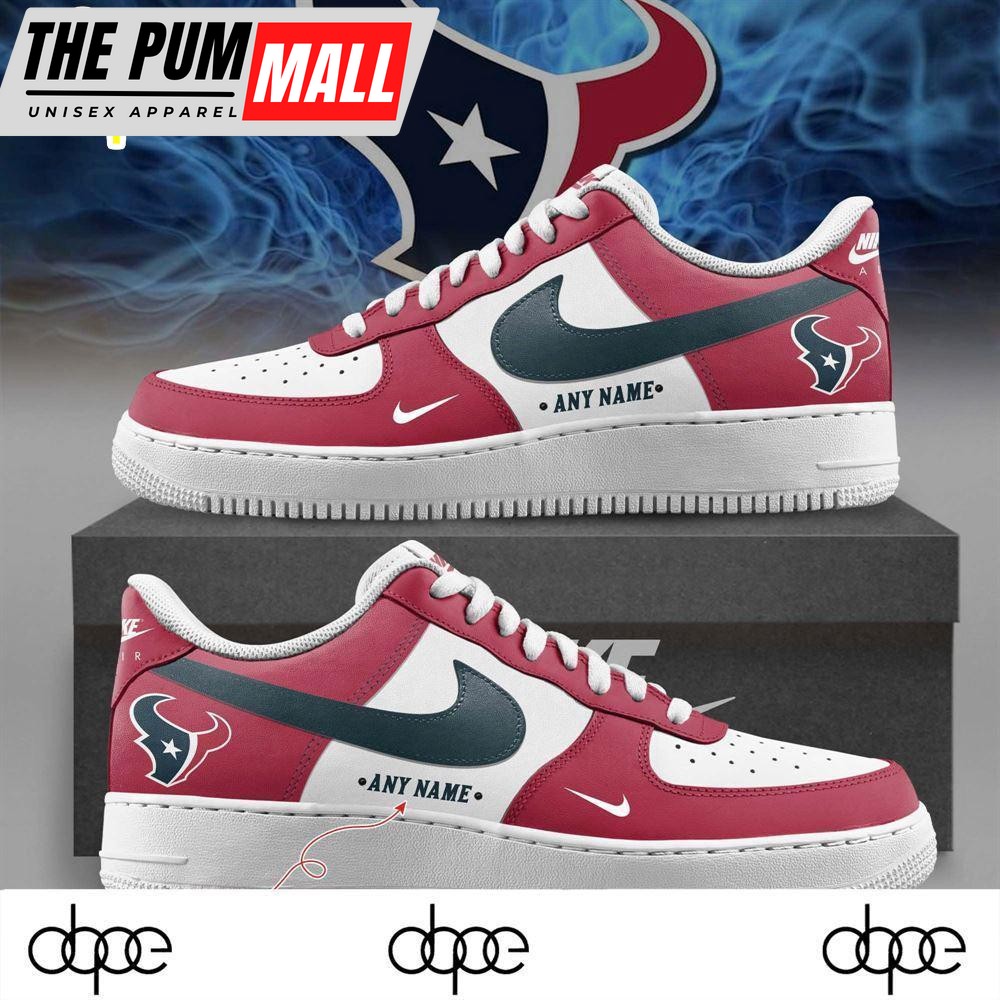 Limited Edition Houston Texans 2024 Af1 Sneaker