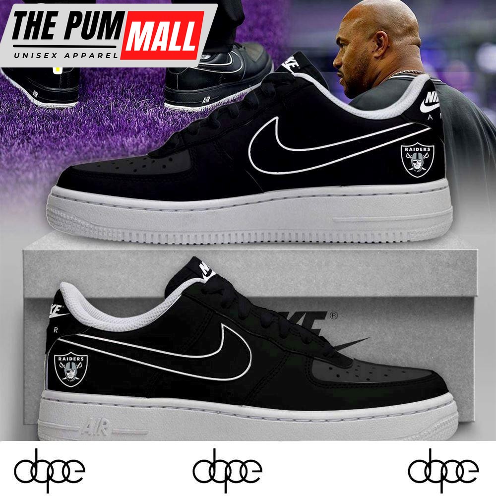 Limited Edition Las Vegas Raiders 2024 AF1 SNEAKER