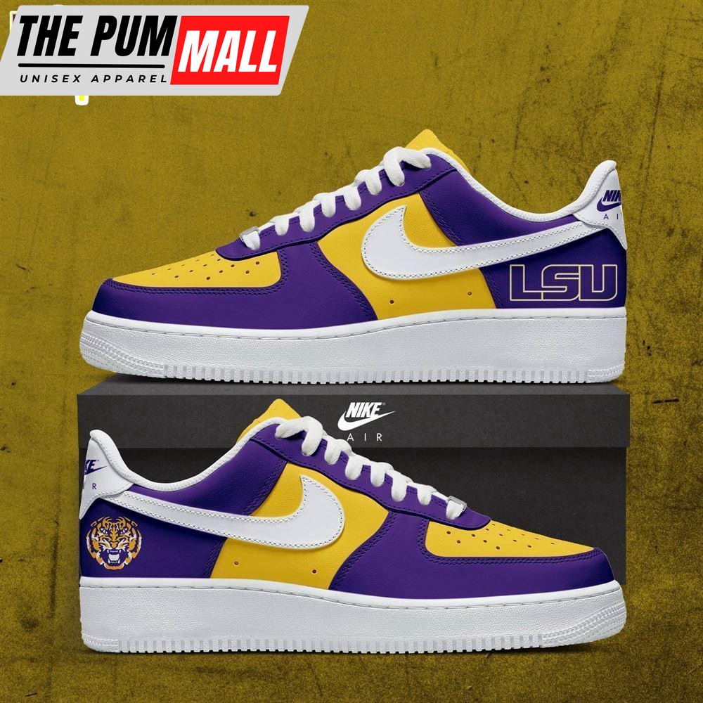 Limited Edition Lsu Tigers 2024 Af1 Sneaker Shoes
