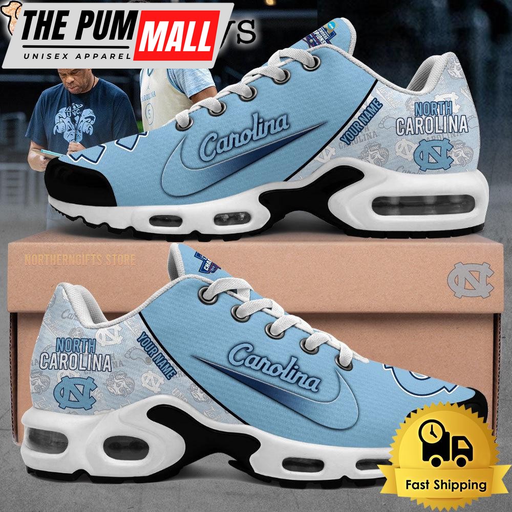 Limited Edition UNC Basketball Custom Name For Fans Air Max Plus Shoes