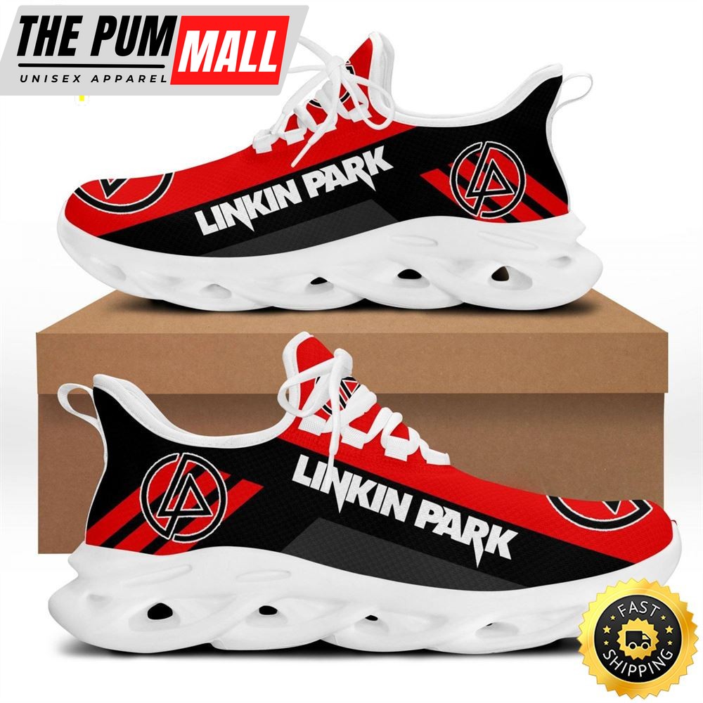 Linkin Park Red Black Max Soul Shoes