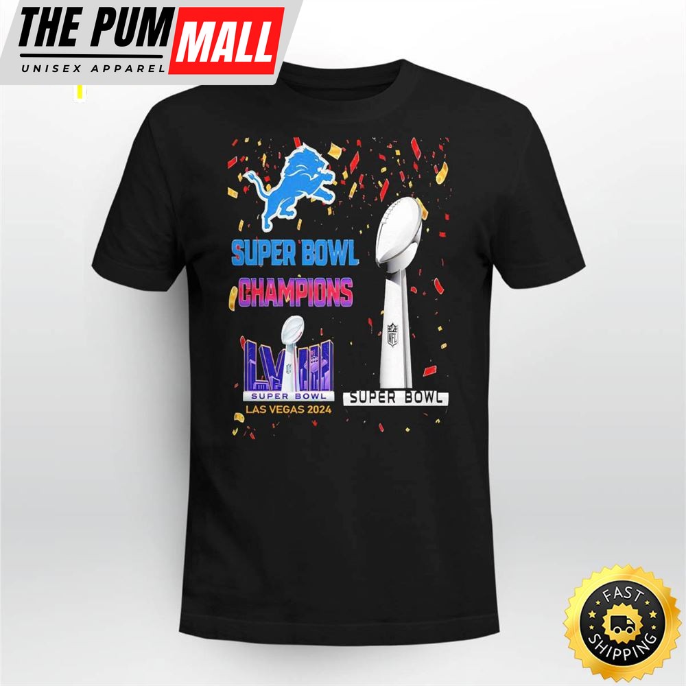 Lions Super Bowl Champions Lviii Las Vegas 2025 Shirt