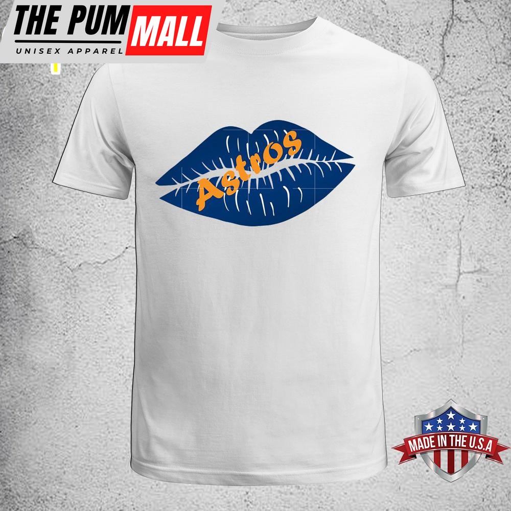 Lips Houston Astros Unisex T-Shirt
