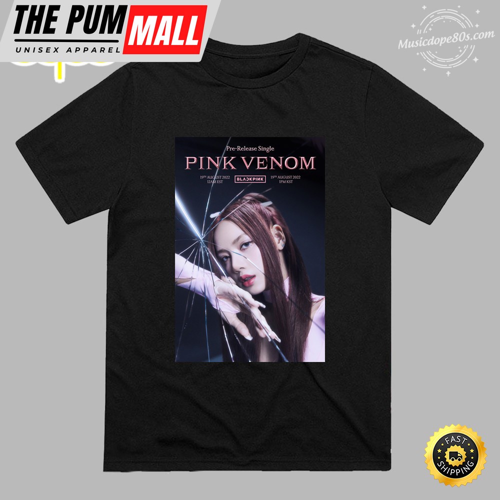 Lisa Blackpink Comeback Pink Venom 2025 Unisex T-shirt
