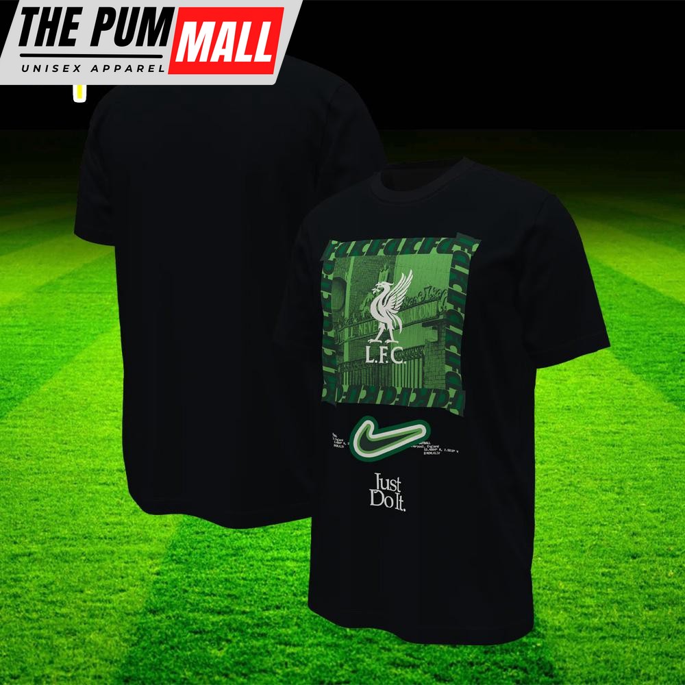 Liverpool Just Do It DNA T-Shirt – Black