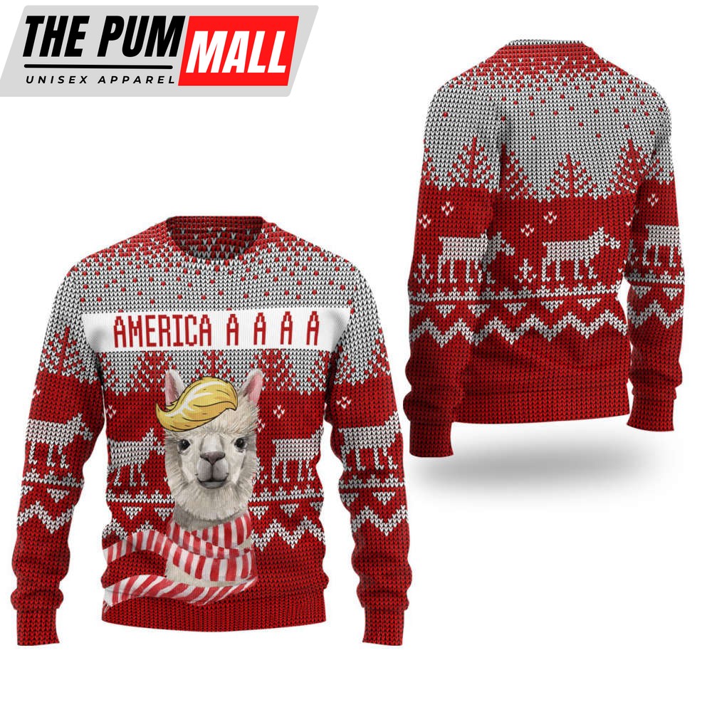 Llama Christmas For Unisex Ugly Christmas Sweater, Gift For Christmas