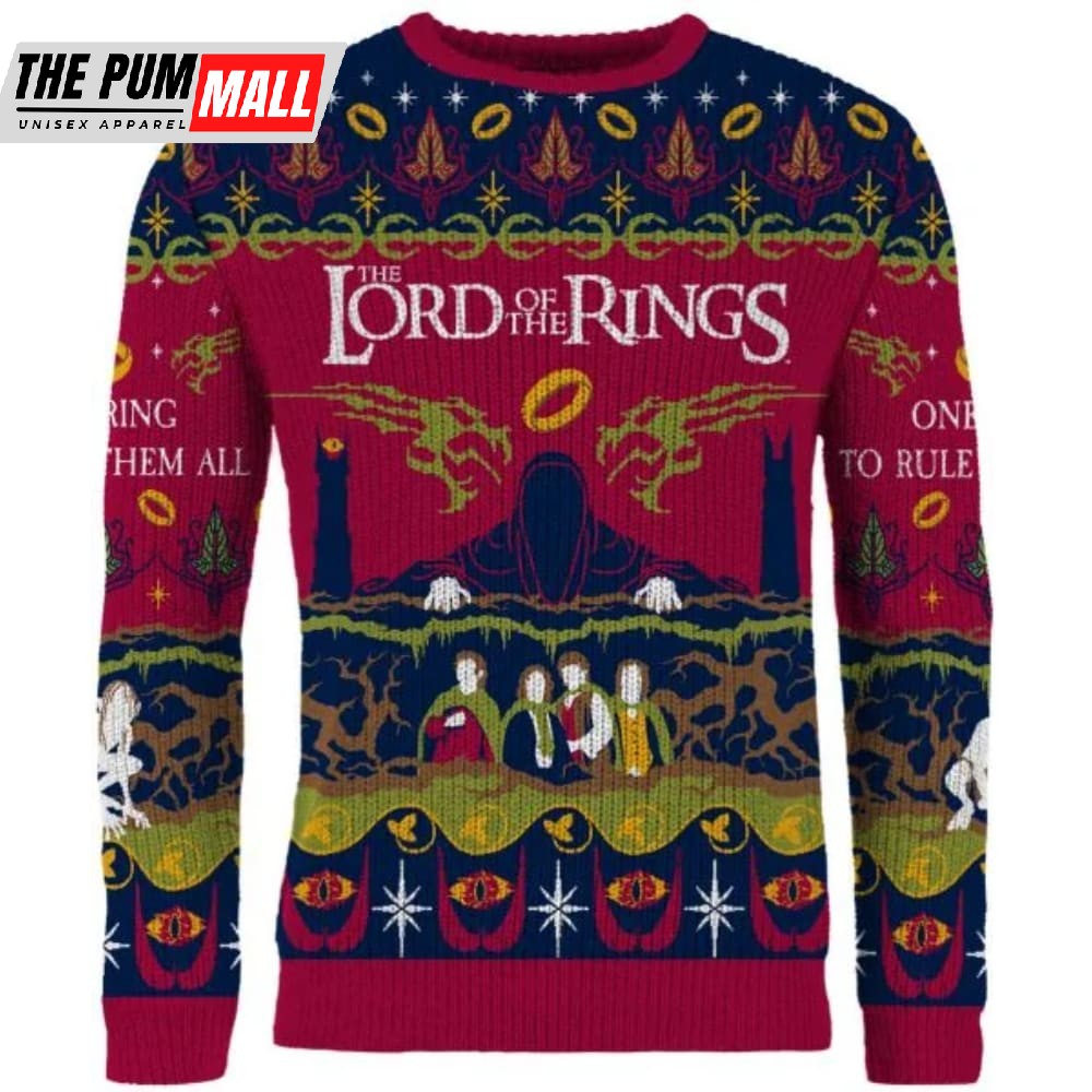 Lord Of The Rings One Sweater To Rule Them All Christmas Sweater