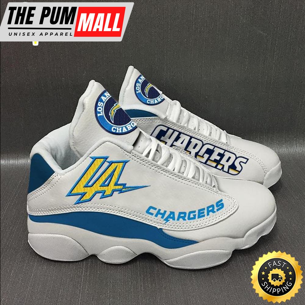 Los Angeles Chargers Nfl Air Jd 13 Sneaker