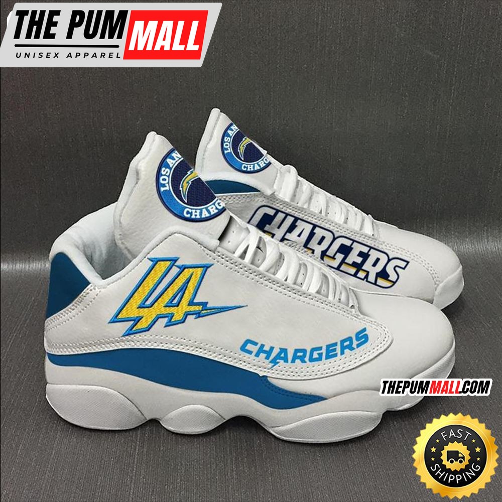 Los Angeles Chargers Nfl Air Jd 13 Sneaker