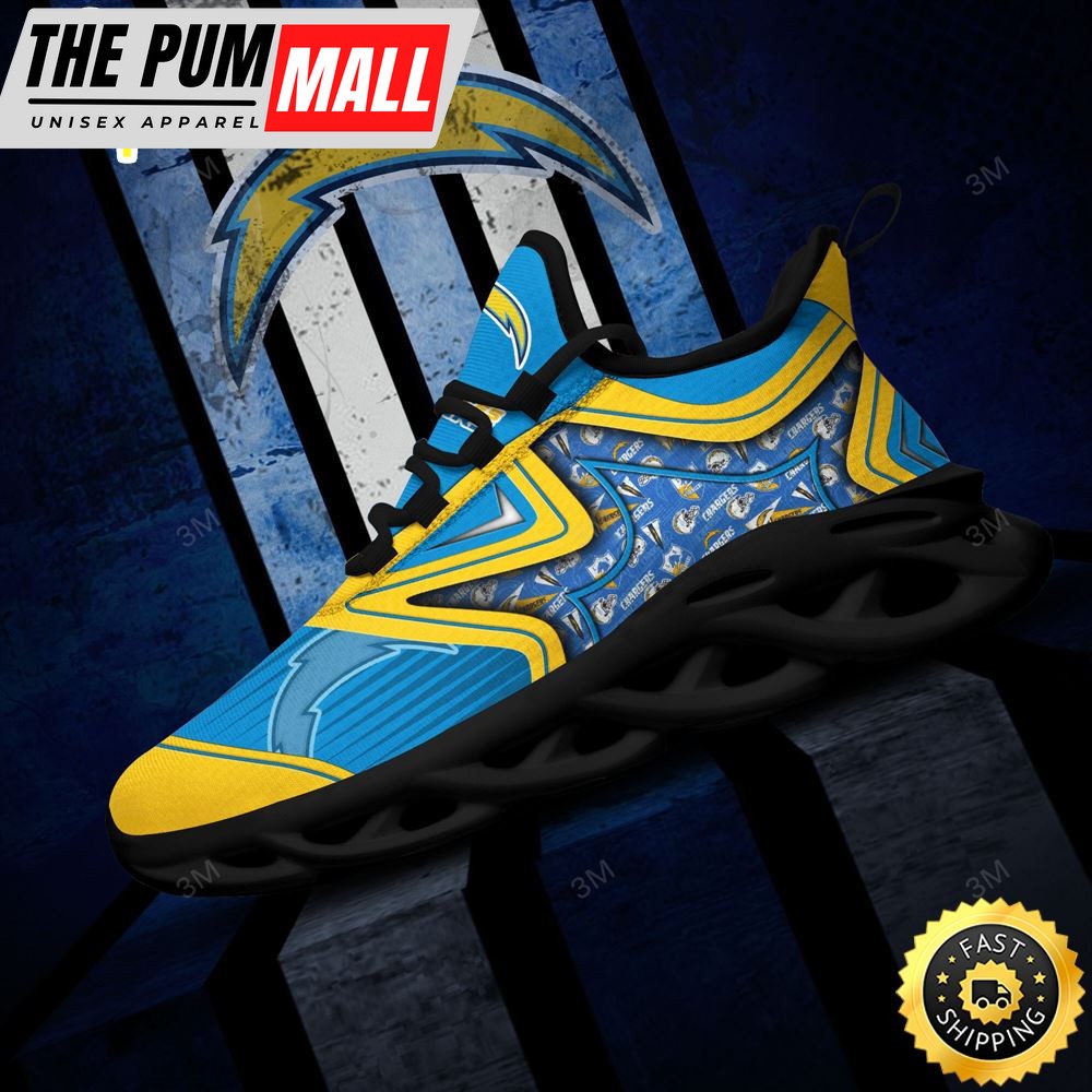 Los Angeles Chargers NFL Clunky Shoes Running Adults Sports Sneakers Gift For Football