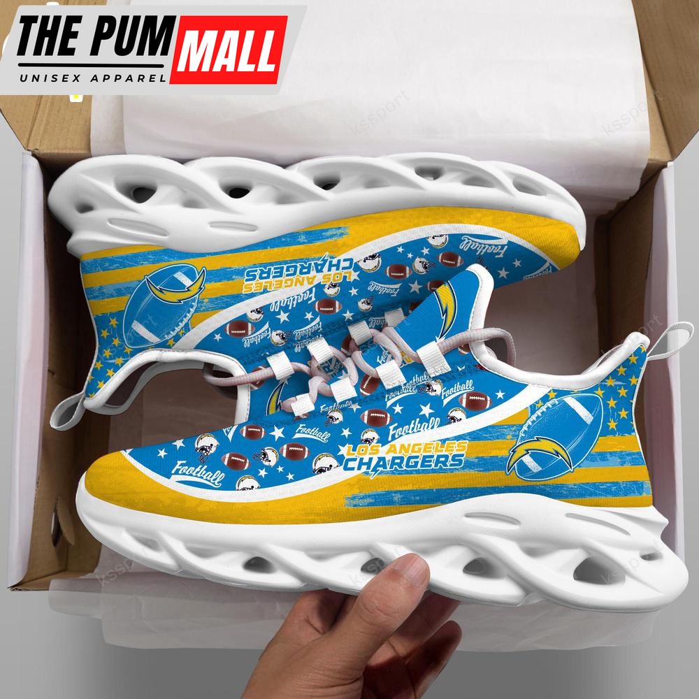 Los Angeles Chargers NFL Clunky Sport Max Soul Shoes New Design For Fans