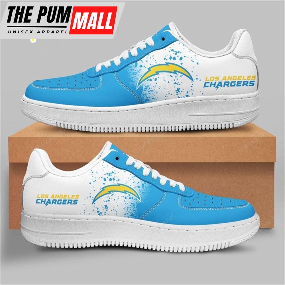 Los Angeles Chargers Sneakers Football Air Force 1 Shoes For Men Women