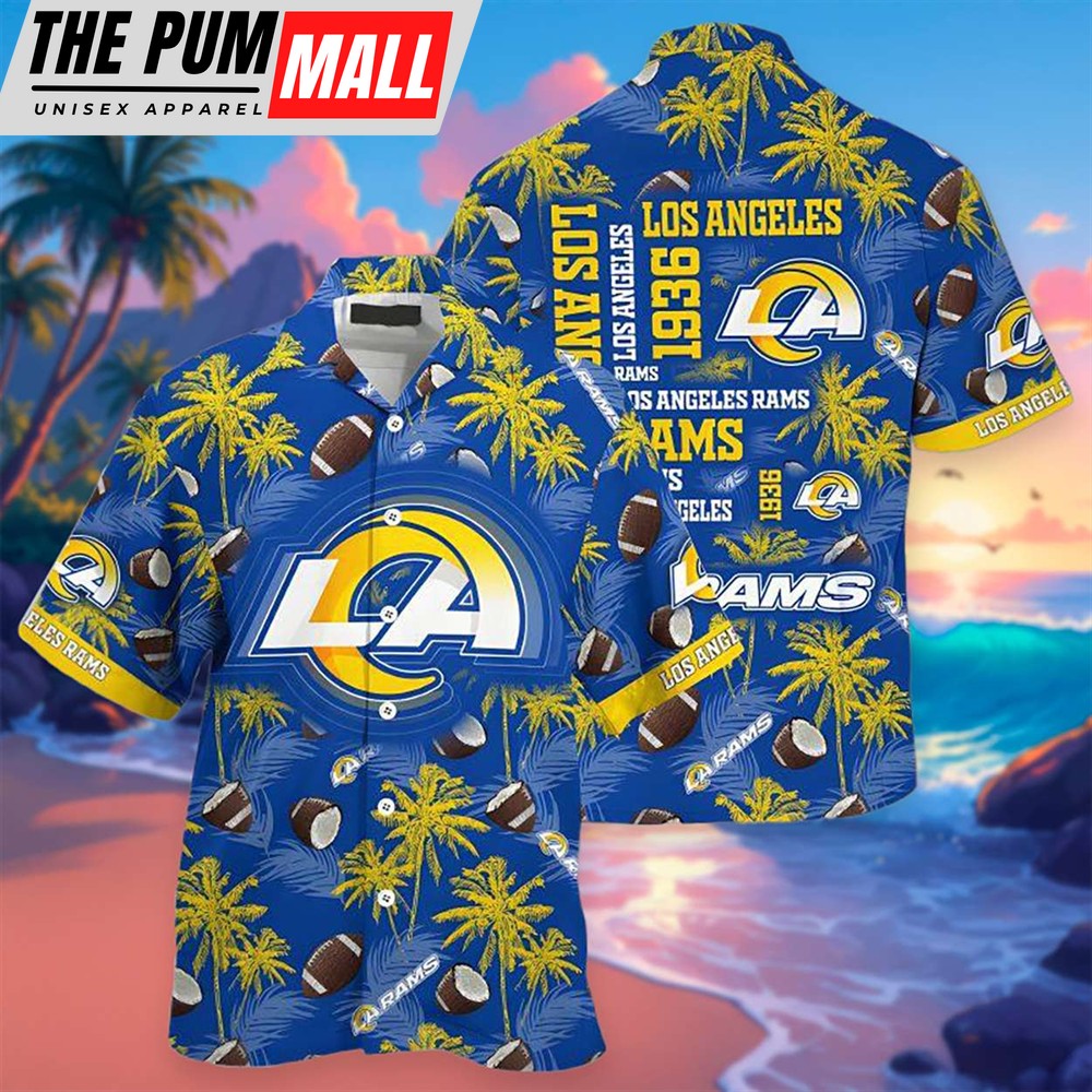 Los Angeles Rams Coconut Ball Tropical Hawaiian Shirt