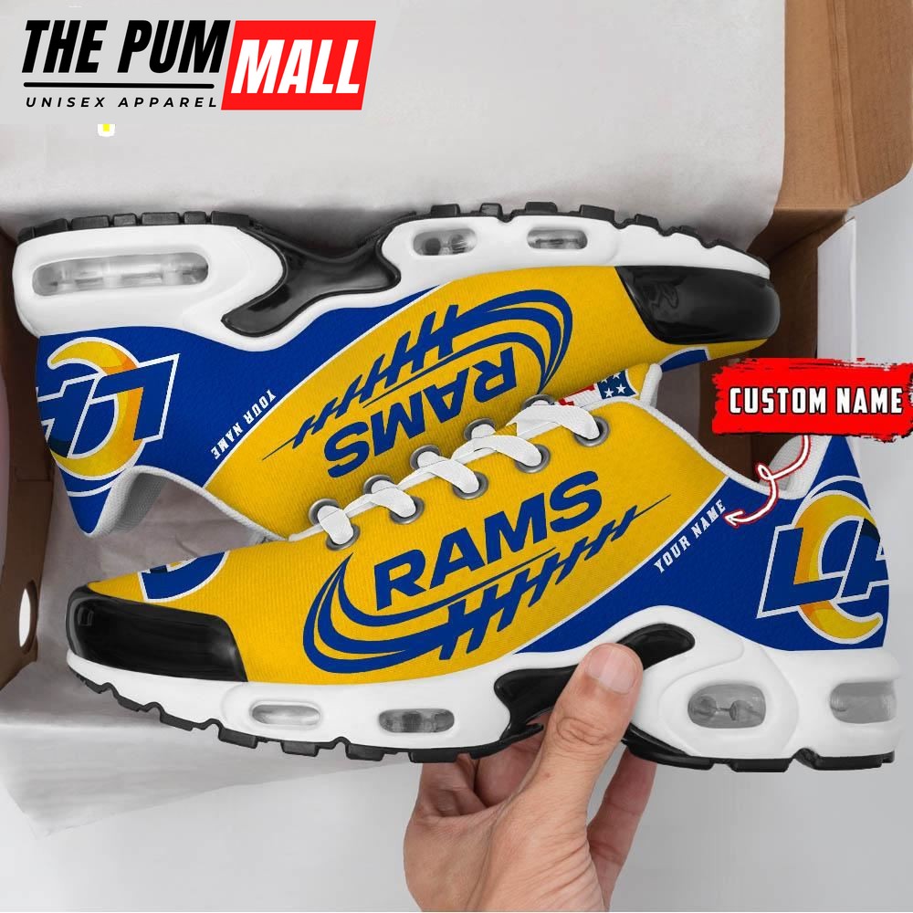 Los Angeles Rams Football Custom NFL Sport Max Plus Shoes