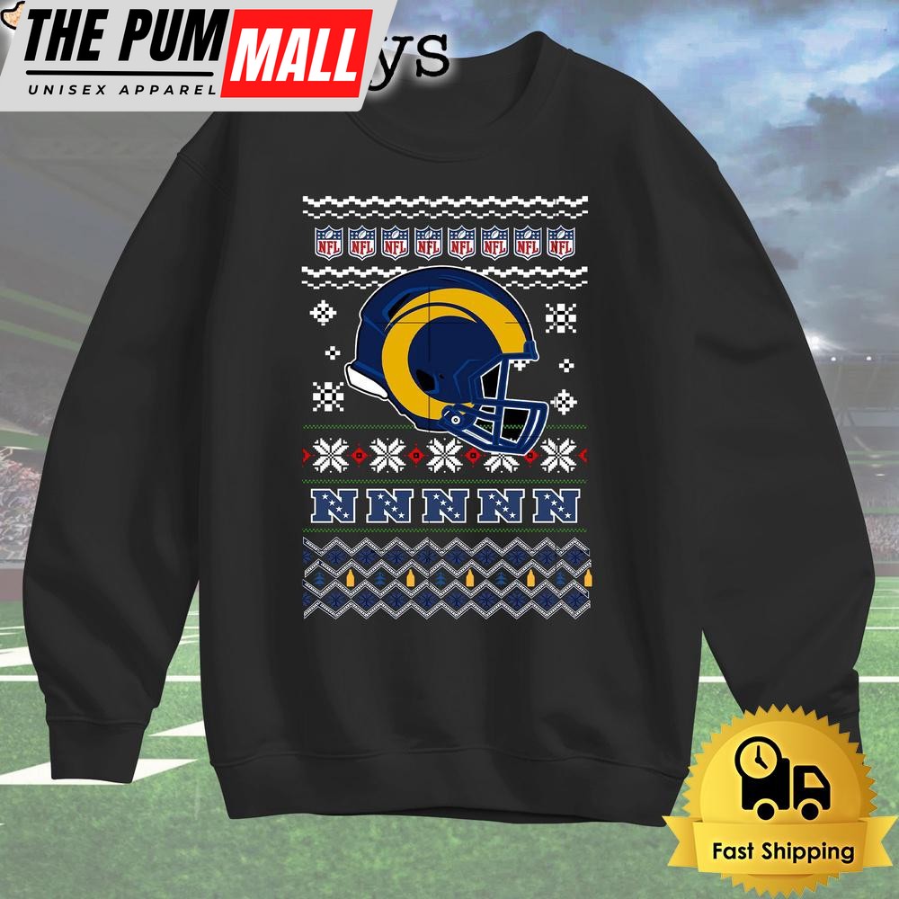 los-angeles-rams-helmet-team-christmas-t-shirt-9sg0vung Los Angeles Rams Helmet Team Christmas T Shirt