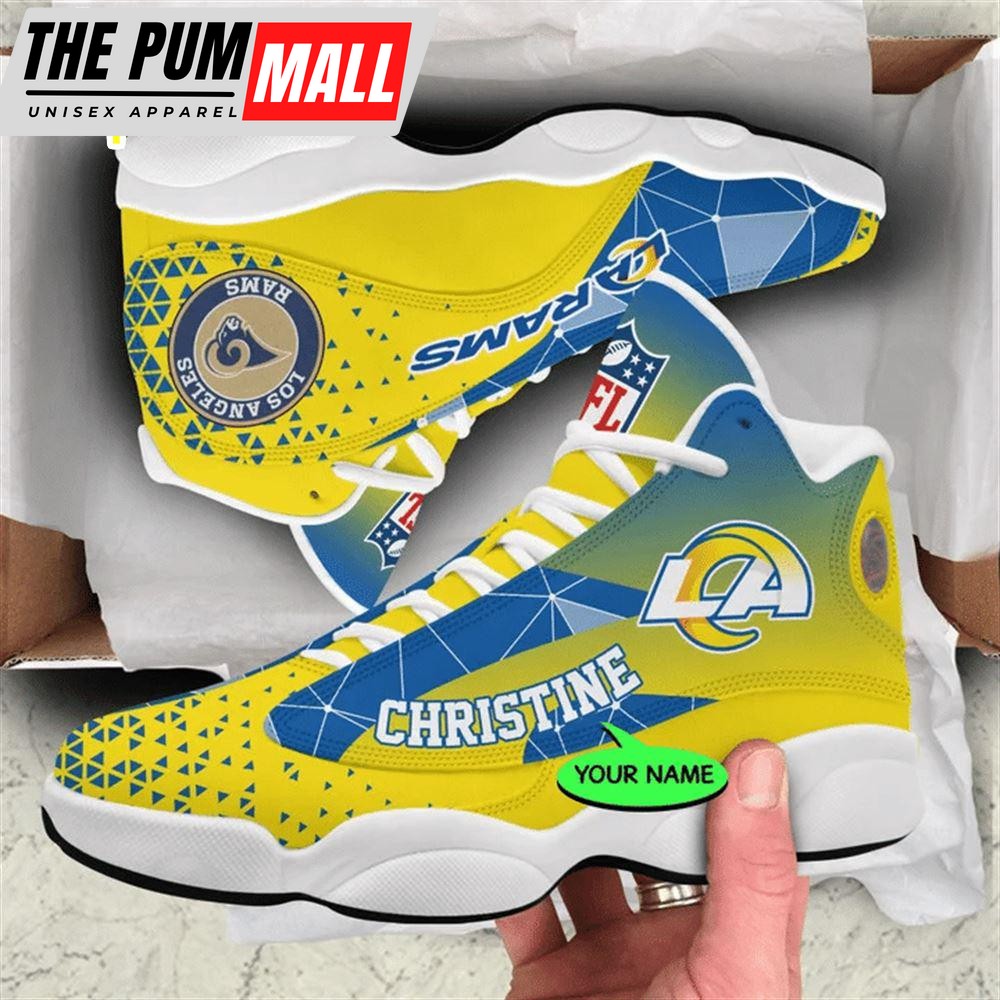 Los Angeles Rams NFL Personalized Jordan 13 Shoes Gift For Fans Sport