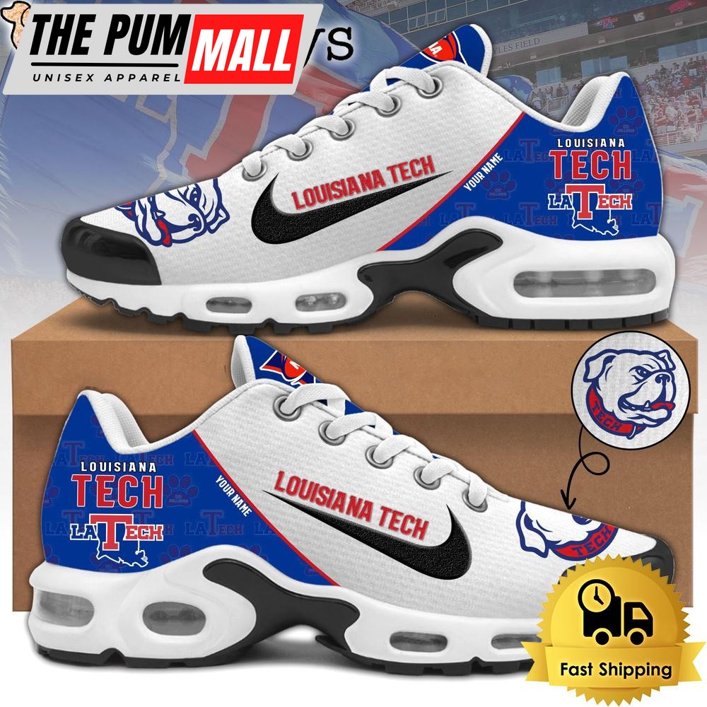 Louisiana Tech Football Mascot Symbol Custom Air Max Plus Shoes