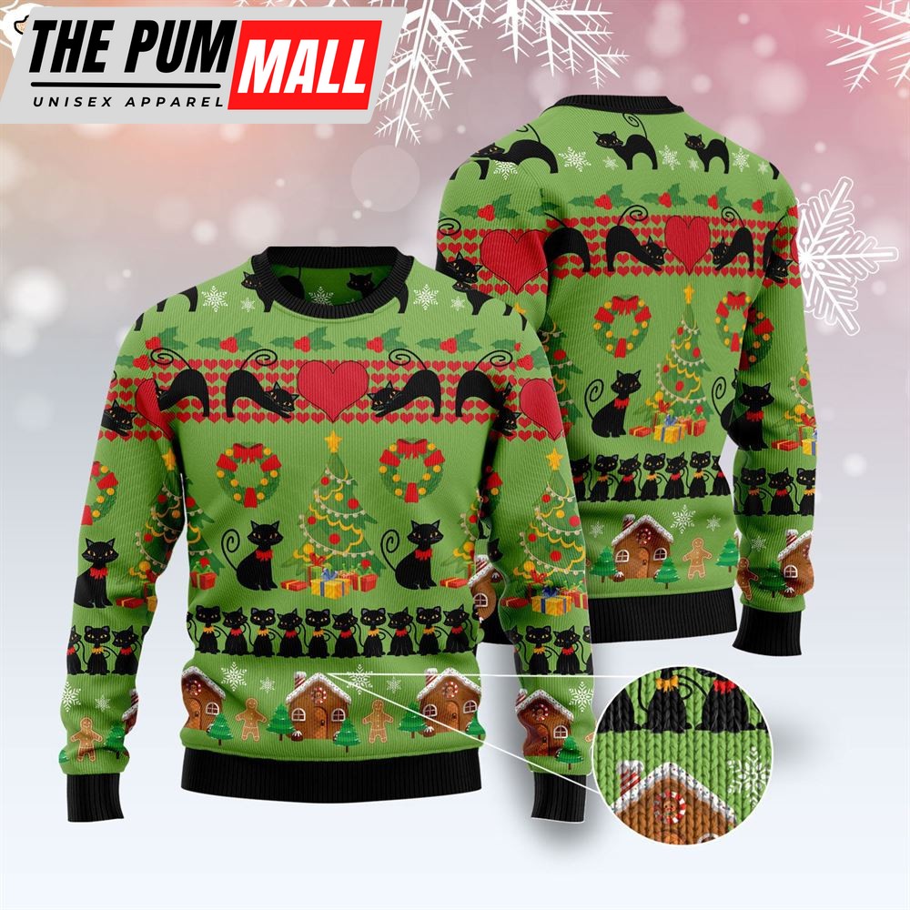 love-black-cat-ugly-christmas-sweater-gift-for-cat-lovers-lover-xmas-sweater-rl7atnam Love Black Cat Ugly Christmas Sweater – Gift For Cat Lovers – Lover Xmas Sweater Gift