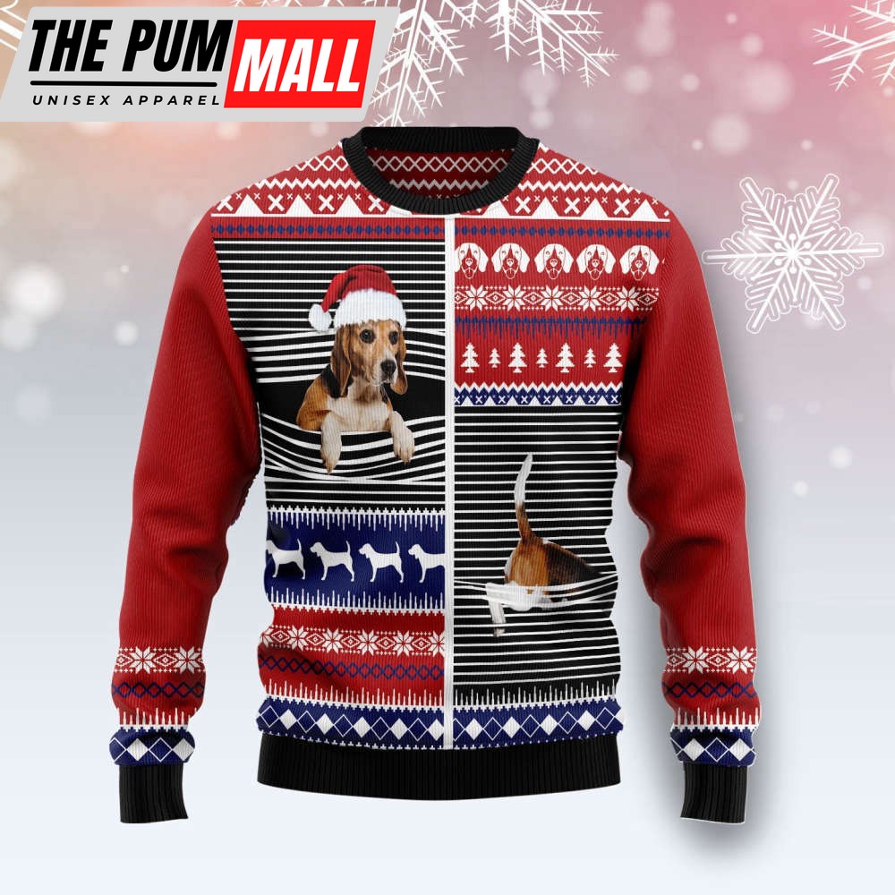 Lovely Beagle TG51021 Ugly Christmas Sweater – Noel Malalan Signature