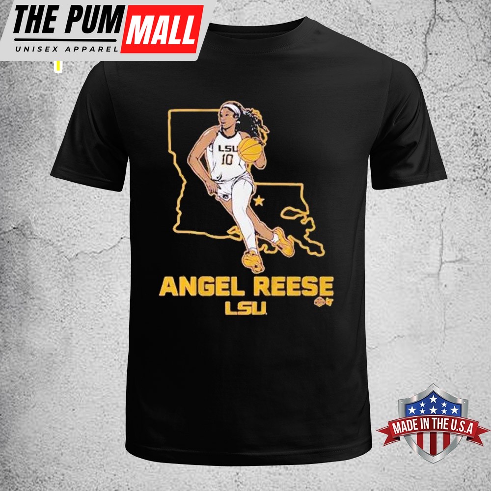 Lsu Basketball Angel Reese State Star 2025 Unisex T-Shirt