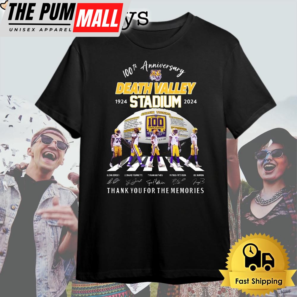 LSU Tigers 100Th Anniversary Death Valley Stadium T Shirt
