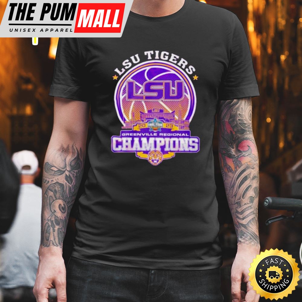 Lsu Tigers Final Tour 2025 Greenville Regional Champions Unisex Black T-shirt