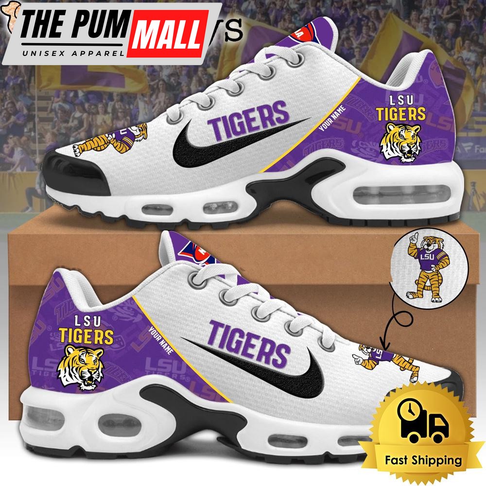 Lsu Tigers Football Mascot Symbol Custom Air Max Plus Shoes