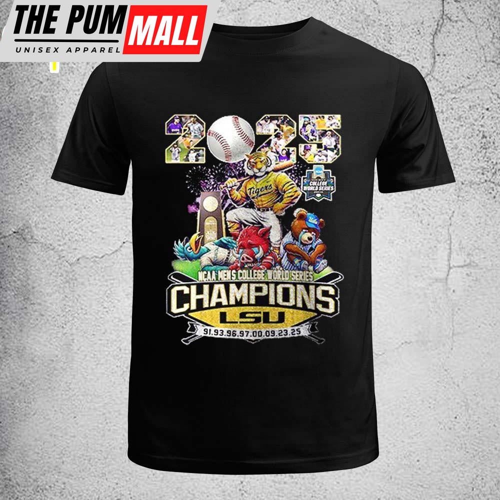 LSU Tigers NCAA Men’s College World Series 2025 Unisex T-Shirt