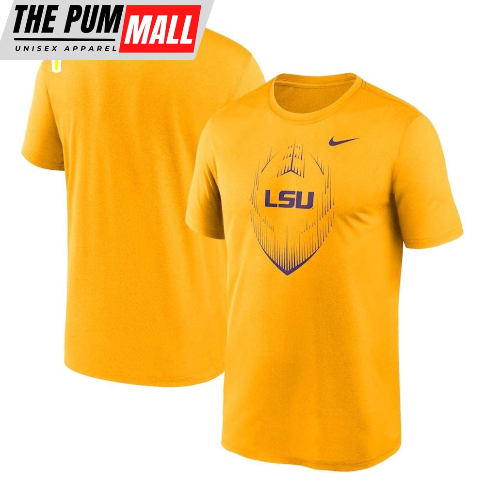 Lsu Tigers Primetime Legend Icon Performance Yellow Shirt