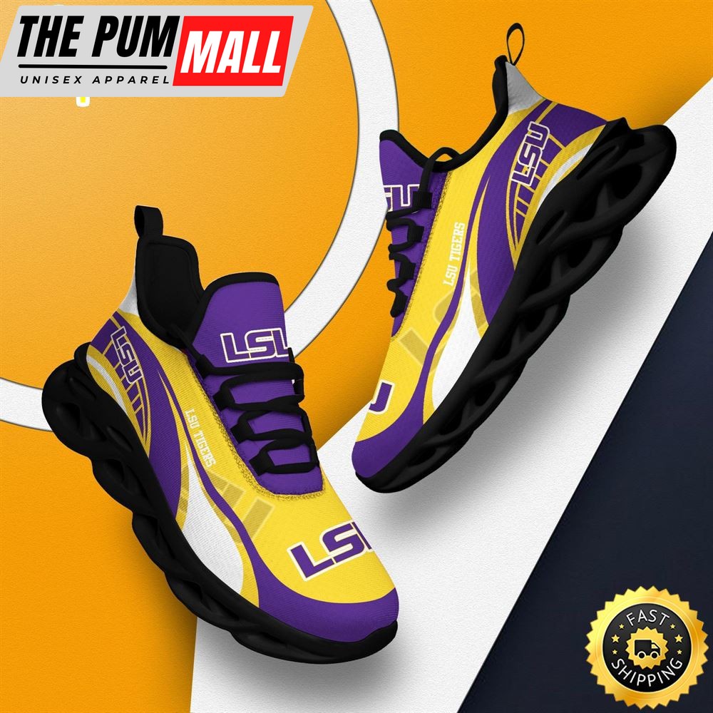 LSU TIGERS Sneakers Max Soul Trending Summer