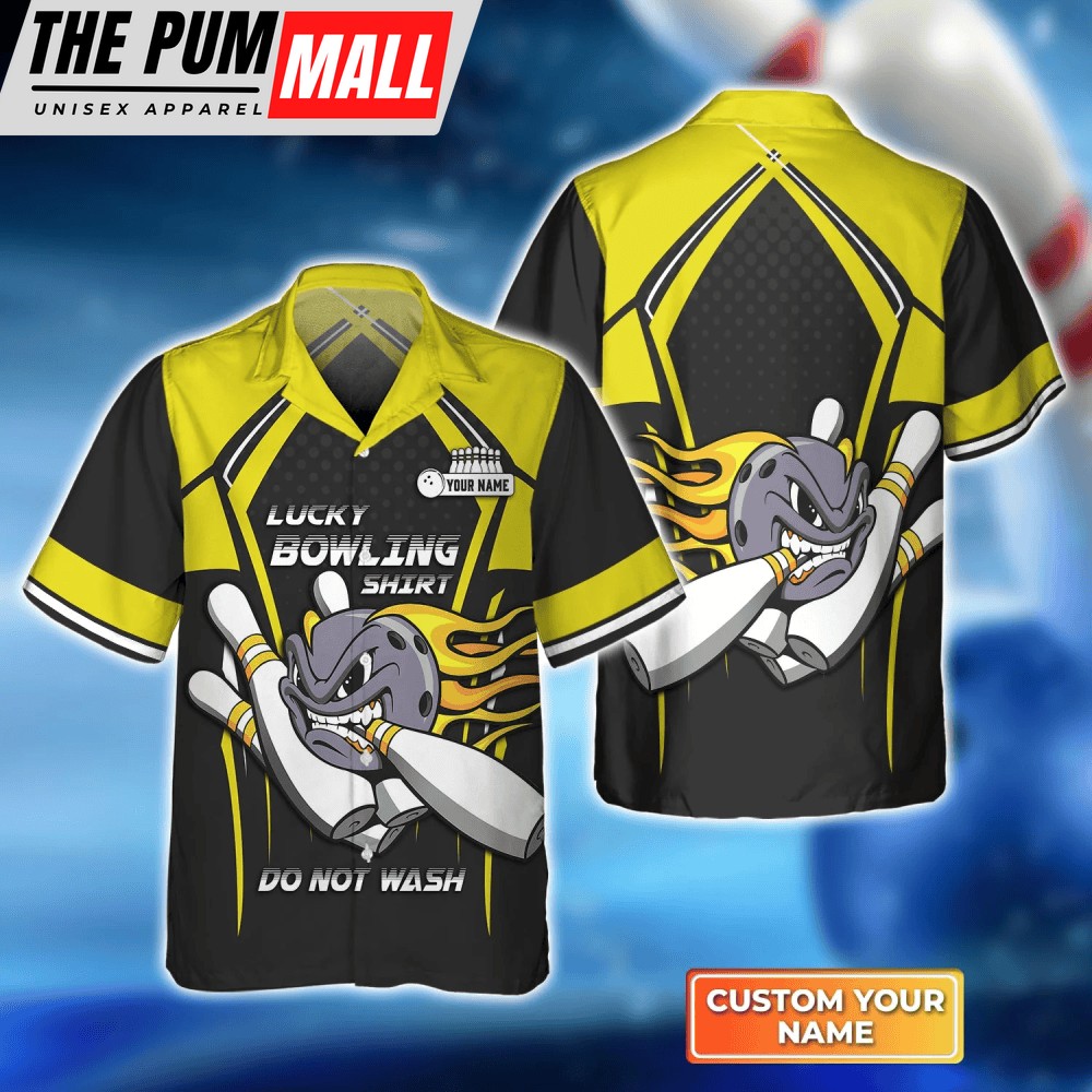 Lucky Bowling Do Not Wash hawaiian shirt, Bowling Hawaiian Shirt For Bowling Gift Team shirt