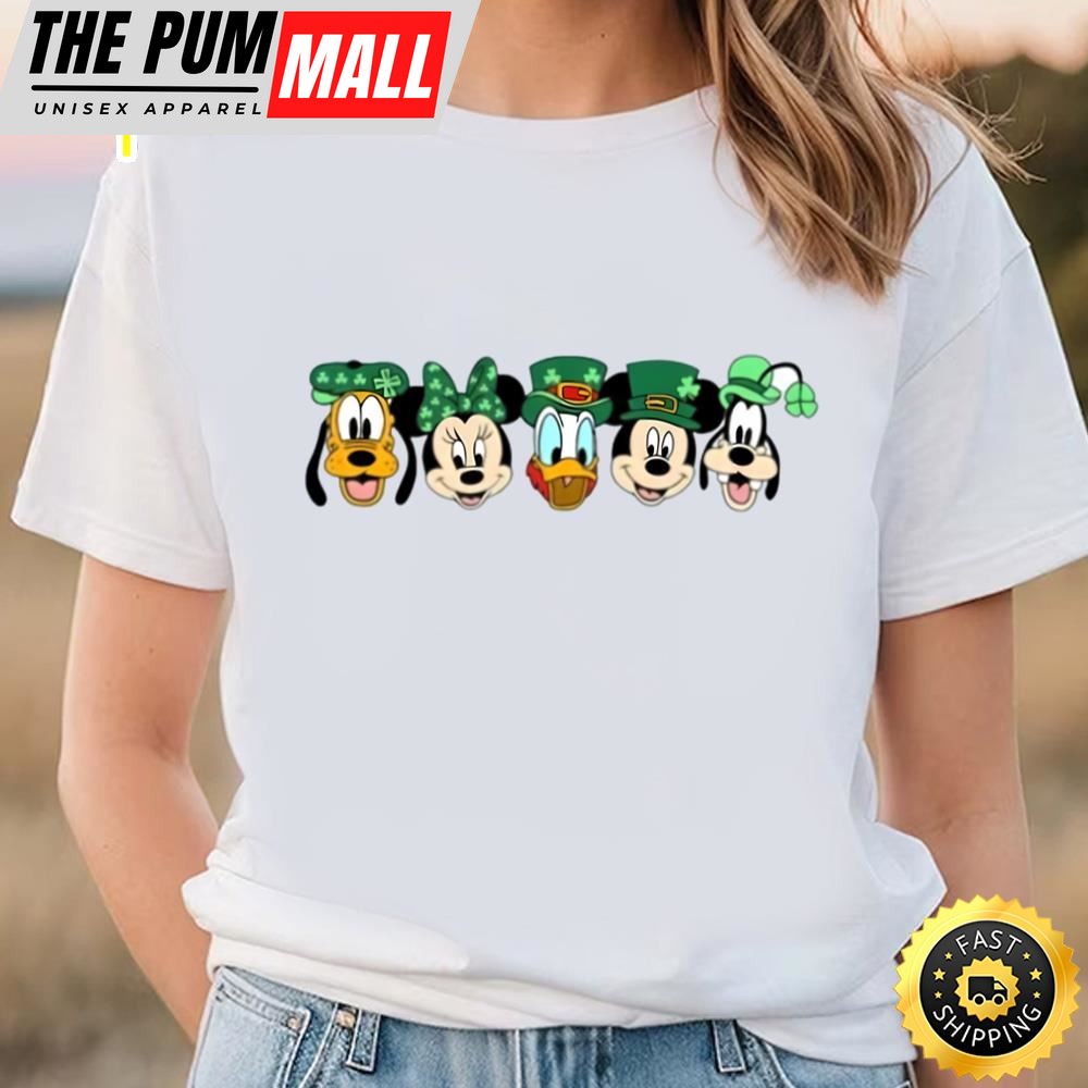 Lucky Mickey And Friends Shirt, Mickey St Patricks Day Shirt